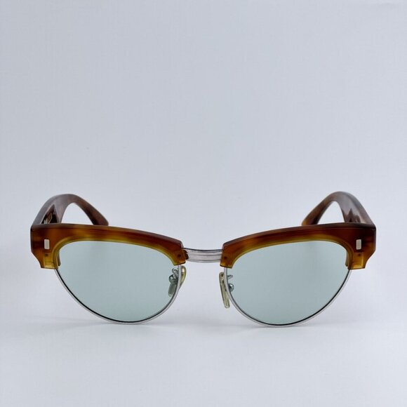Celine CL40059U 18N BRAND NEW Sunglasses Rhodium Havana Green Women Cat Eye main image 6